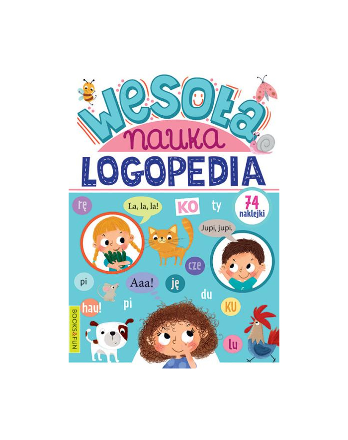 booksandfun Książeczka Wesoła nauka Logopedia Books and fun główny