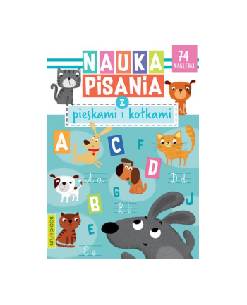 booksandfun Książeczka Nauka pisania z pieskami i kotkami Books and fun