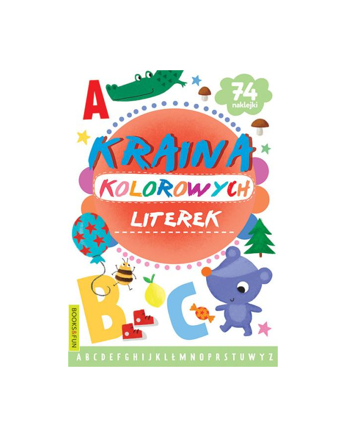 booksandfun Książeczka Kraina kolorowych literek Books and fun główny
