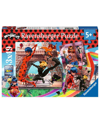Puzzle 3x49el Miraculous 051892 RAVENSBURGER