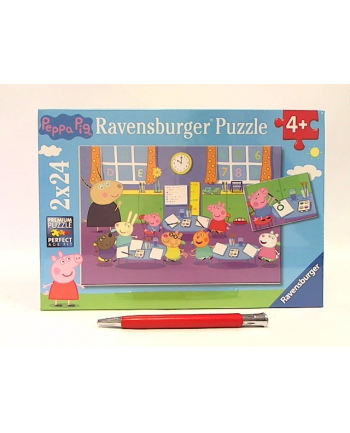 Puzzle 2x24el Świnka Peppa 090990 RAVENSBURGER
