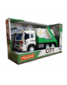 Polesie 86198 '';City''; samochód inercyjny do przewozu kontenerów zielony (ze światłem i dźwiękiem) w pudełku - nr 1