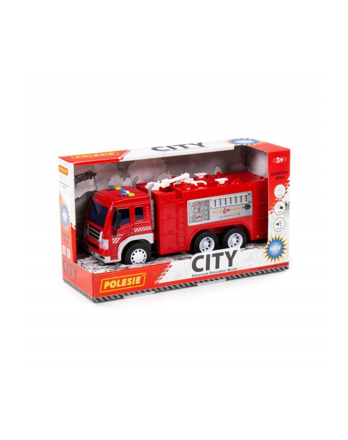 Polesie 86396 '';City''; samochód - straż pożarna, inercyjny (ze światłem i dźwiękiem) w pudełku główny