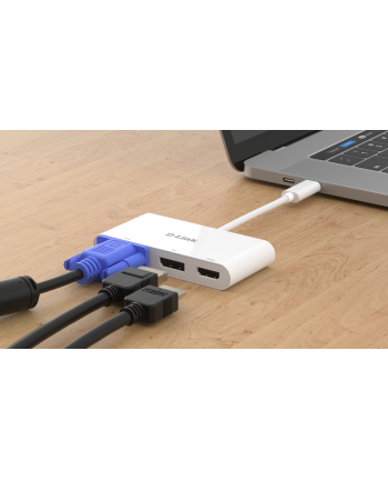 d-link Adapter DUB-V310 HUB USB-C to HDMI/VGA/DisplayPort