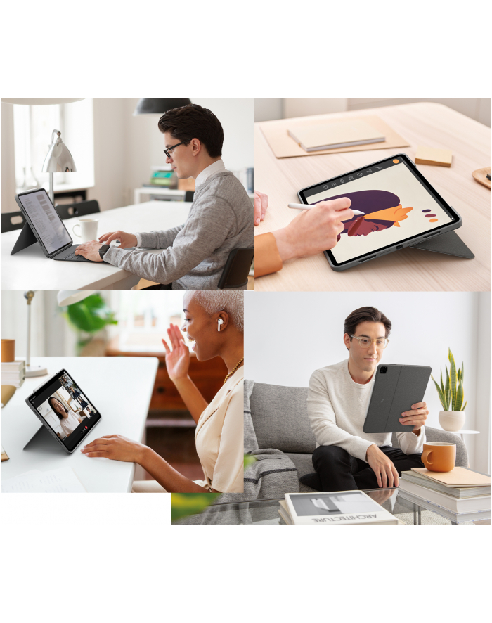 logitech Etui Combo Touch UK iPad Pro 12,9 5 Generacji główny