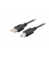 lanberg Kabel USB-A(M)-USB-B(M) 2.0 CA-USBA-15CU-0018-BK 1.8m - nr 1