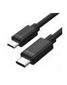 unitek Kabel USB TYP-C DO microUSB 2.0, 1m, Y-C473BK - nr 1