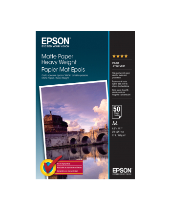 epson Papier Photo Matowy  A4 / 50 arkuszy / 167g/m2 nr 1