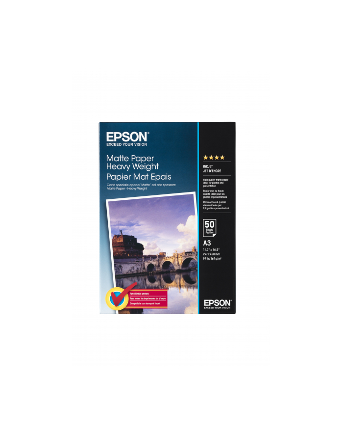 epson Papier Heavy 50 Arkuszy 167 g/m  A3 główny