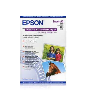 epson Papier Premium Glossy Photo A3+/ 20 Arkuszy / 250 g/m2