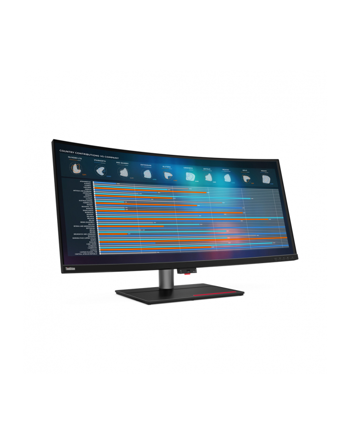 lenovo Monitor 39.7 cala ThinkVision P40w-20 Ultra-Wide Curved LCD 62C1GAT6(wersja europejska) główny