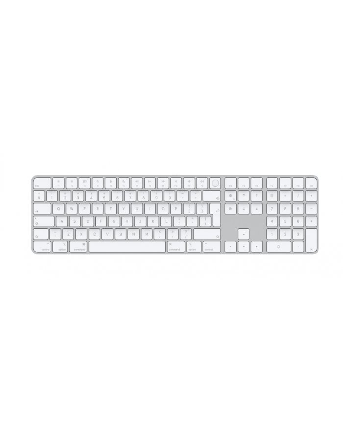 Klawiatura Magic Keyboard z Touch ID i polem numerycznym dla modeli Maca z układem Apple-angielski (międzynarodowy) główny
