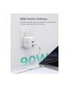 aukey PA-B6S Omnia Mix GaN ultraszybka ładowarka sieciowa 3xUSB (2xUSB C 1xUSB A) 90W WHITE - nr 3
