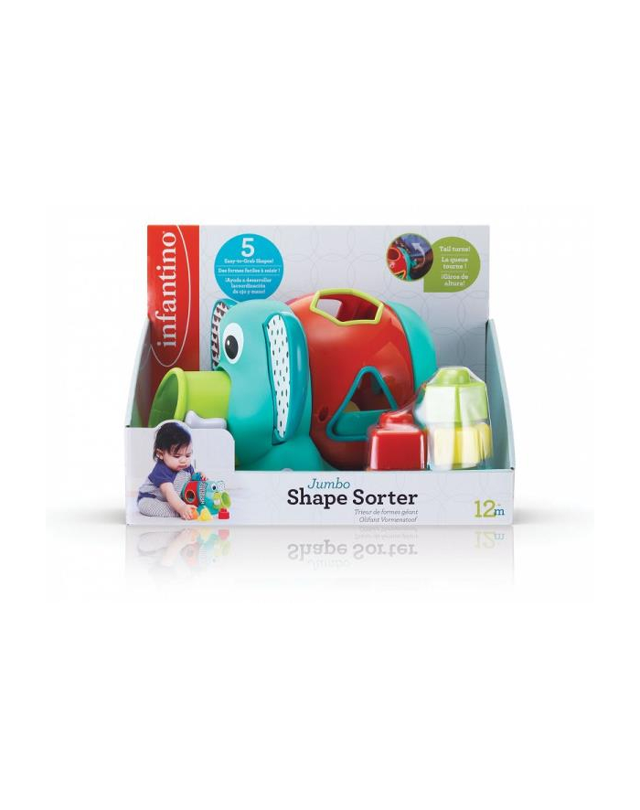 pulio Infantino 306912 Słoń Sorter z klockami główny