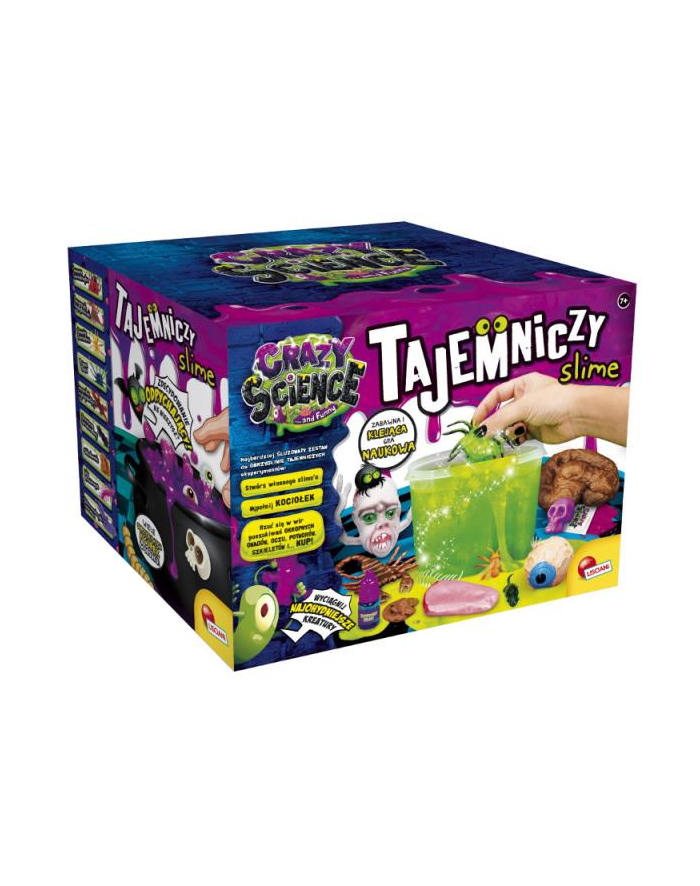 lisciani giochi Crazy Science Potwornie tajemniczy slime 80656 LISCIANI główny