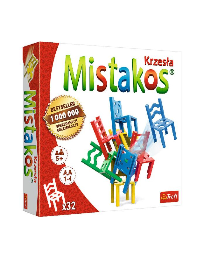 PROMO Mistakos krzesła 4-os. gra 02074 Trefl główny