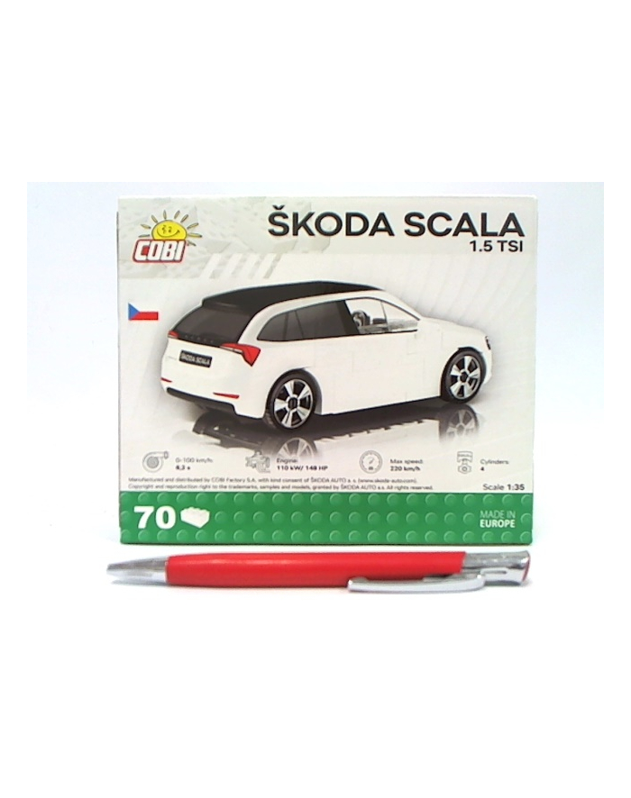 COBI 24583 Skoda scala 1.5 TSI 70 klocków p6 główny