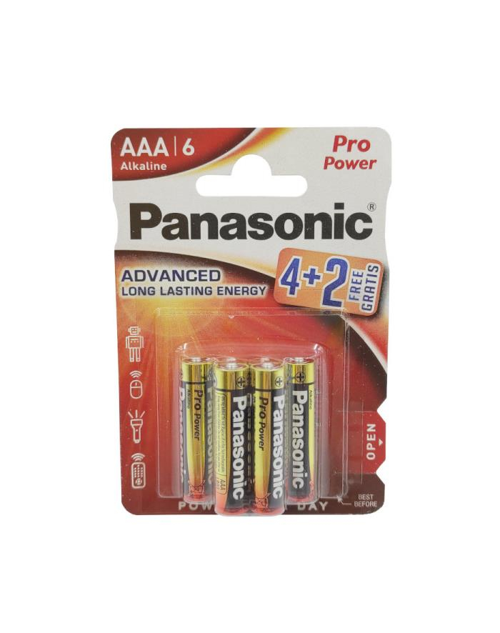 baterie Bateria Panasonic LR03 alkaline op6szt   cena z opakowanie główny