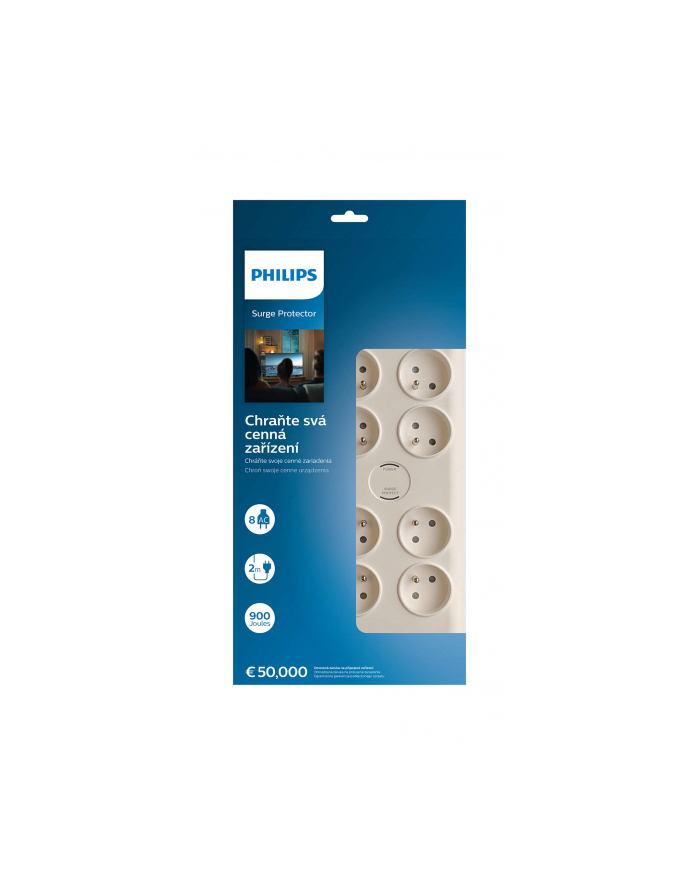 philips Listwa antyprzepięciowa SPN7080WA/60 główny