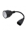 qoltec Adapter IEC 320 C14 / FRENCH | 0.15m - nr 3