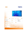 nec Monitor wielkoformatowy 65 MultiSync M651 PCAP UHD 500cd/m2 24/7 20 point PCAP     touch - nr 6