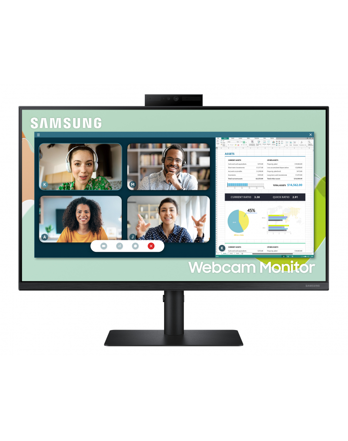 Samsung monitor 24'' LS24A400VEUXEN IPS FHD 16:9 5ms płaski 3Y główny