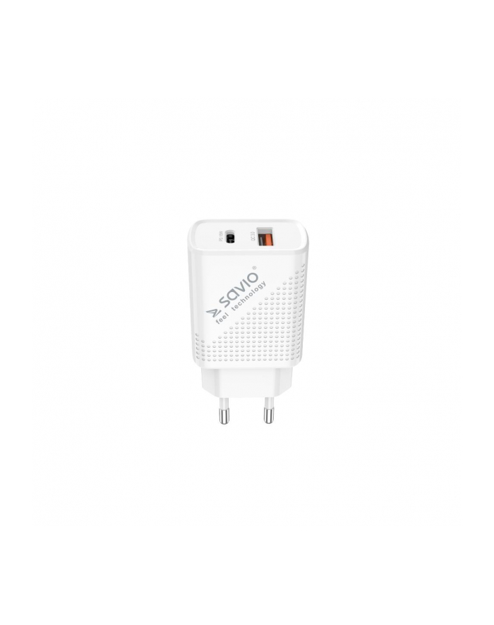 elmak Ładowarka sieciowa SAVIO LA-04 USB Quick Charge Power Delivery 3.0 18W główny