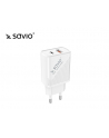 elmak Ładowarka sieciowa SAVIO LA-05 USB Quick Charge Power Delivery 3.0 18W +1m cable USB type C - nr 5