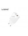 elmak Ładowarka sieciowa SAVIO LA-05 USB Quick Charge Power Delivery 3.0 18W +1m cable USB type C - nr 6
