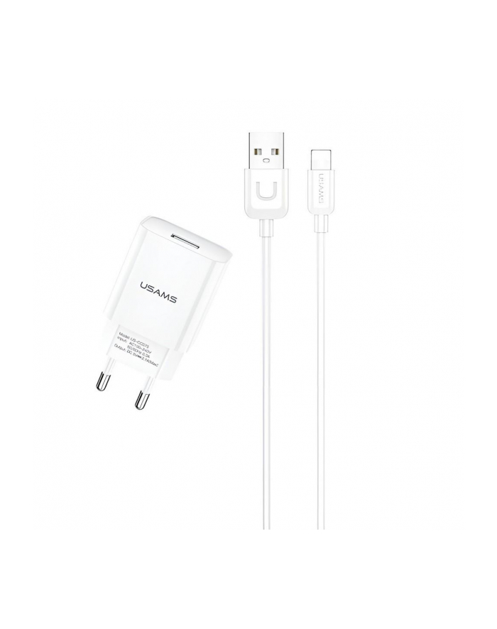 usams Ładowarka sieciowa 1xUSB T21 Lightning 2,1A główny