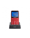 panasonic Telefon dla seniora KX-TU155 czerwony - nr 1