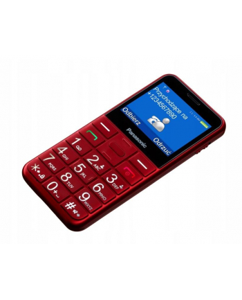 panasonic Telefon dla seniora KX-TU155 czerwony