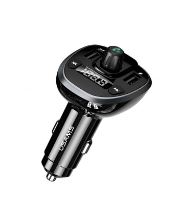 usams Zestaw głośnomówiący C21 z transmiterem FM MP3 Bluetooth   2xUSB 3,4A