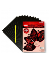 polsirhurt Wydrapywanka hologramowa A5 (10 arkuszy) czerwona + 2 rylce - nr 1