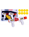 norimpex Pistolet bialy z piłeczkami 1004546 - nr 1