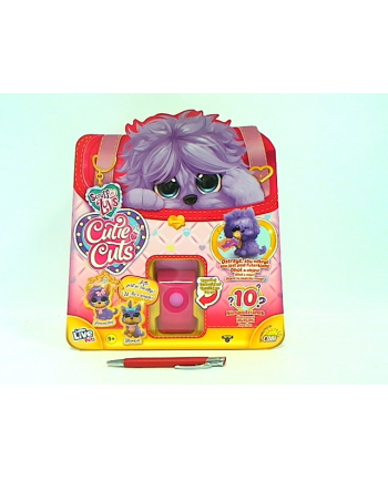 cobi Little Live Pets 30147 Cutie Cuts piesek fioletowy maskotka p2