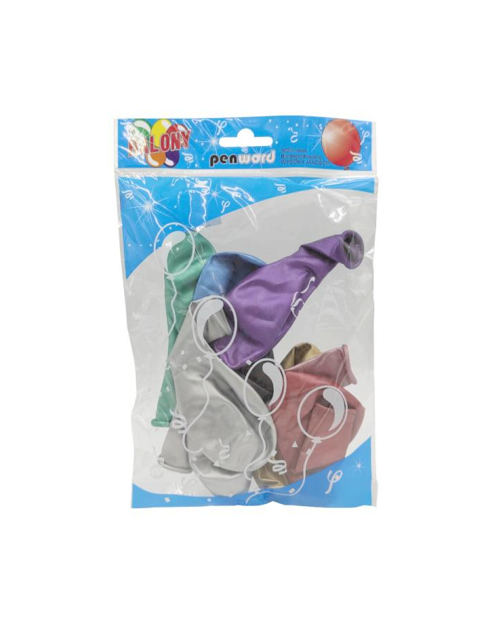 polsirhurt Balony 12''; chrom mix kolorów 10szt główny