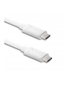 qoltec Kabel USB 3.1 typ C męski | USB 3.1 typ C męski | 1m | Biały - nr 1