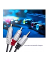 qoltec Kabel 2xRCA / Mini Jack 3.5mm | 3m | czarny - nr 3