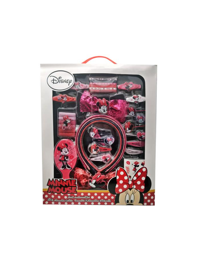 Zestaw akcesoriów do włosów, szczotka, 34el. Minnie WD21506 Kids Euroswan główny