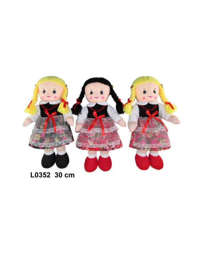 sun-day Lalka szmacianka góralka 3 wzory 30cm 159435 główny