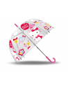 Parasolka przezroczysta, manualna, 48cm Hello Kitty HK50037 Kids Euroswan - nr 1