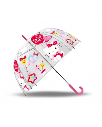 Parasolka przezroczysta, manualna, 48cm Hello Kitty HK50037 Kids Euroswan