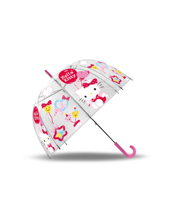 Parasolka przezroczysta, manualna, 48cm Hello Kitty HK50037 Kids Euroswan główny