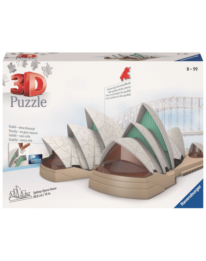 ravensburger Puzzle 3D 216el Budynki nocą: Opera w  Sydney 112432 główny