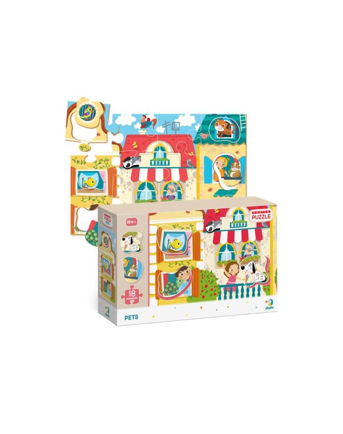 Puzzle sorter 18el Zwierzęta domowe p12 DODO główny