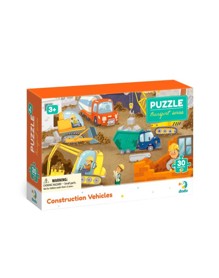 Puzzle profesje 30 el. Maszyny Budowlane DODO p36 główny