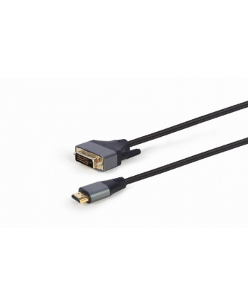 gembird Kabel HDMI do DVI w oplocie 1.8m pozłacane końcówki