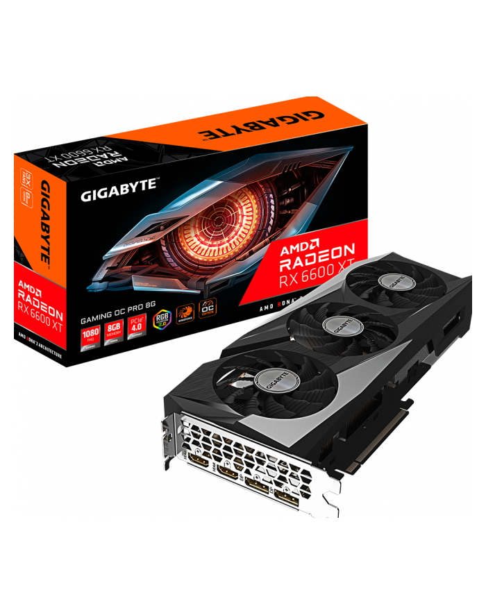 gigabyte Karta graficzna Radeon RX 6600 XT GAMING OC PRO 8G GV-R66XTGAMINGOC PRO-8G główny