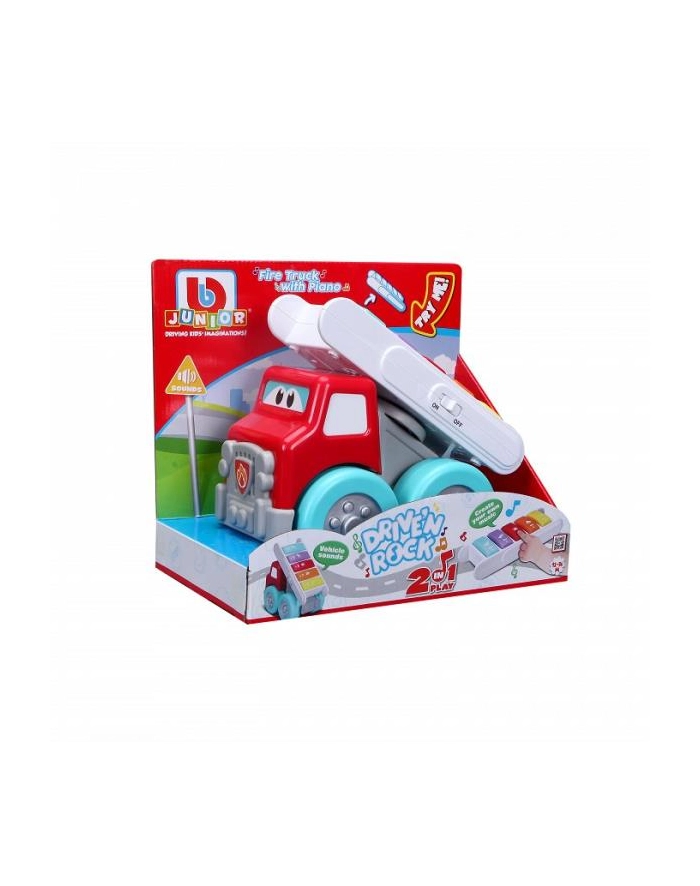 pulio Bburago junior 89033 Auto Wóz strażacki z pianinkiem główny